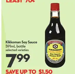 Longo's Kikkoman Soy Sauce offer