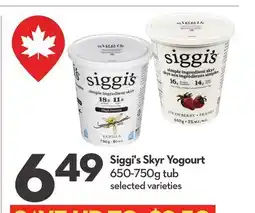 Longo's Skyr Yogourt offer