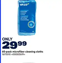 RONA VALU+ 60-pack microfiber cleaning cloths offer