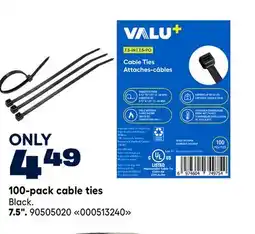 RONA 100-pack cable ties offer