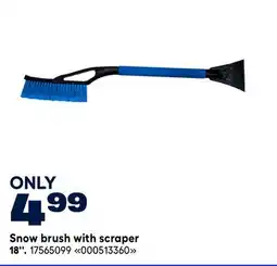 RONA Snow brush with scraper 18'' offer