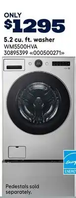 RONA LG 5.2 cu. ft. washer offer