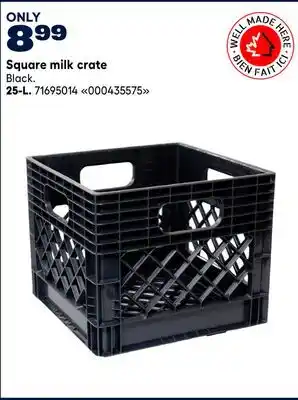 RONA Square milk crate offer