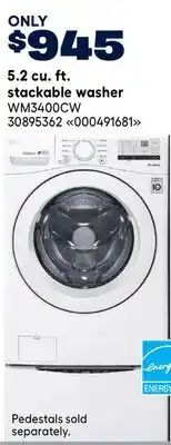 RONA 5.2 cu. ft. stackable washer offer