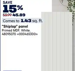 RONA MURdesign Shiplap panel offer