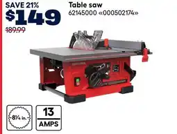 RONA Table saw offer