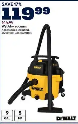 RONA Wet/dry vacuum offer