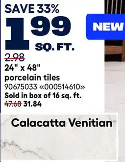 RONA Aritz 24 x 48 porcelain tiles offer