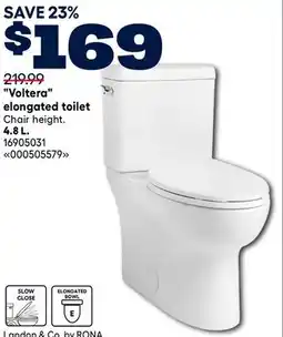 RONA Voltera elongated toilet offer