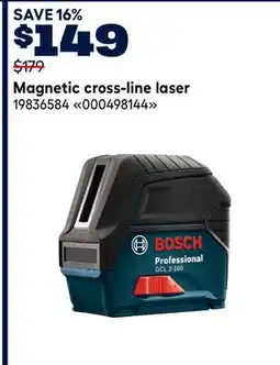 RONA BOSCH Magnetic cross-line laser offer