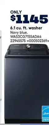 RONA 6.1 cu. ft. washer offer
