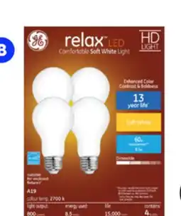 RONA Relax 4-pack A19 LED bulbs offer