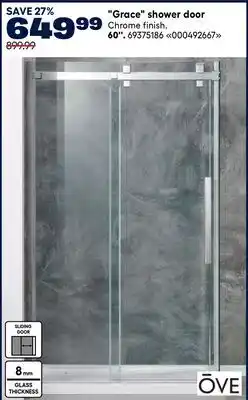 RONA Grace shower door 60 offer