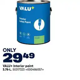 RONA VALU+ Interior paint 3.78-L offer