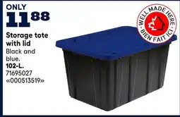 RONA Storage tote with lid 102-L offer
