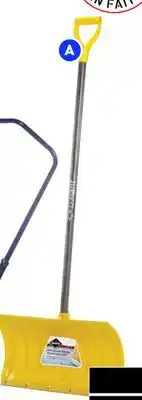 RONA Snow pusher with steel strip offer