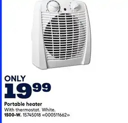 RONA Portable heater With thermostat. White. 1500-W offer