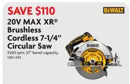 Home Hardware 20V MAX XR Brushless Cordless 7-1/4 Circular Saw offer