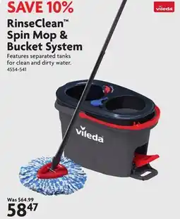 Home Hardware RinseClean Spin Mop & Bucket System offer