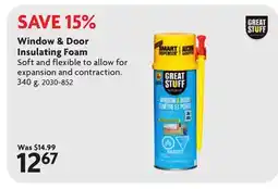 Home Hardware Window & Door Insulating Foam offer