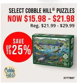 Cabela's SELECT COBBLE HILL PUZZLES offer