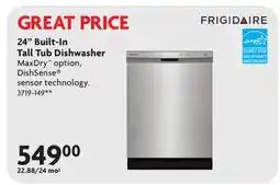 Home Hardware 24 Built-In Tall Tub Dishwasher offer