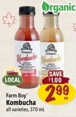 Farm Boy Farm Boy Kombucha offer