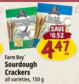 Farm Boy Farm Boy Sourdough Crackers offer