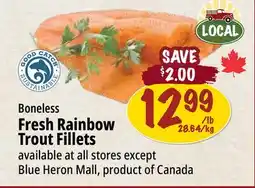 Farm Boy Boneless Fresh Rainbow Trout Fillets offer