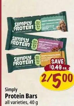 Farm Boy Simply Protein Bars offer