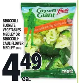 Metro BROCCOLI FLORETS, VEGETABLES MEDLEY OR BROCCOLI- CAULIFLOWER MEDLEY offer