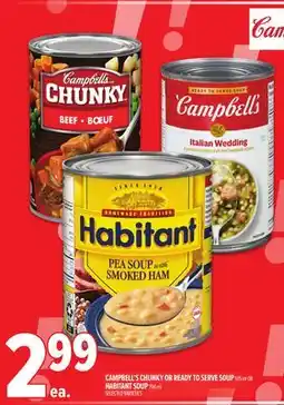 Metro CAMPBELL'S CHUNKY OR READY TO SERVE SOUP offer