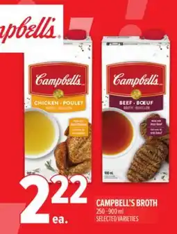 Metro CAMPBELL'S BROTH offer