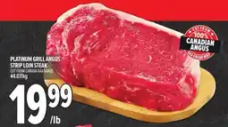 Metro PLATINUM GRILL ANGUS STRIP LOIN STEAK offer
