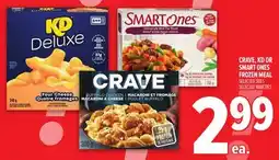 Metro CRAVE, KD OR SMART ONES FROZEN MEAL offer
