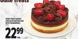 Metro FRONT STREET BAKERY CHOCOLATE BOSTON CAKE WITH STRAWBERRIES offer