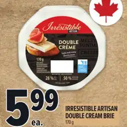 Metro IRRESISTIBLE ARTISAN DOUBLE CREAM BRIE offer