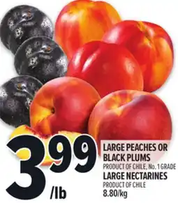 Metro LARGE PEACHES OR BLACK PLUMS offer