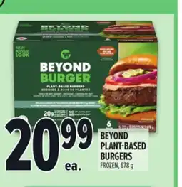 Metro BEYOND PLANT-BASED BURGERS offer