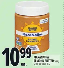 Metro MARANATHA ALMOND BUTTER offer