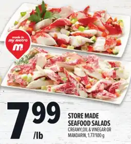 Metro STORE MADE SEAFOOD SALADS offer