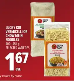 Metro LUCKY KOI VERMICELLI OR CHOW MEIN NOODLES offer