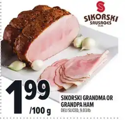Metro SIKORSKI GRANDMA OR GRANDPA HAM offer