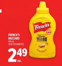 Metro FRENCH'S MUSTARD offer