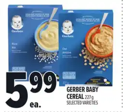 Metro GERBER BABY CEREAL offer