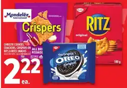 Metro CHRISTIE COOKIES, CRACKERS, CRISPERS OR BITS & BITES SNACKS offer