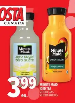 Metro MINUTE MAID ICED TEA offer
