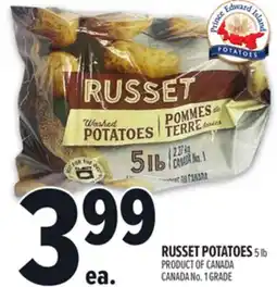 Metro RUSSET POTATOES offer
