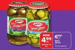 Metro BICK'S PICKLES offer