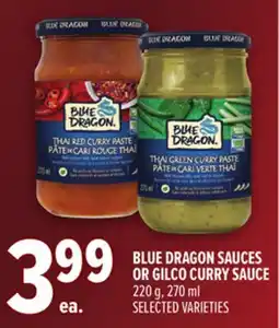 Metro BLUE DRAGON SAUCES OR GILCO CURRY SAUCE offer